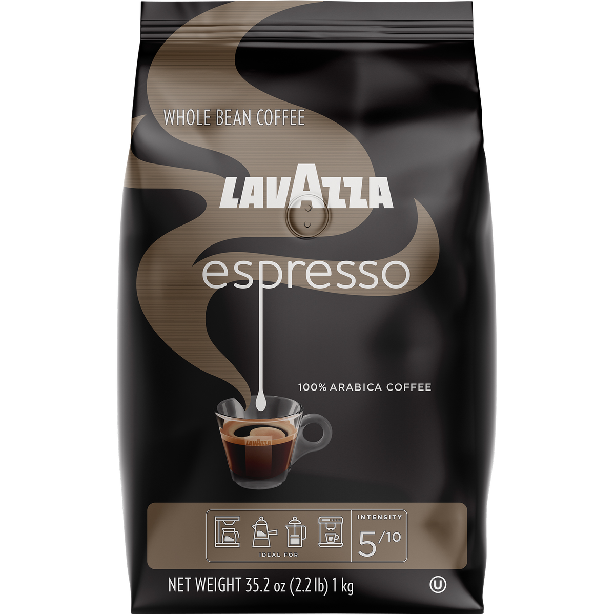Lavazza Espresso Italiano Whole Bean Coffee, Medium Roast, 2.2 lbs