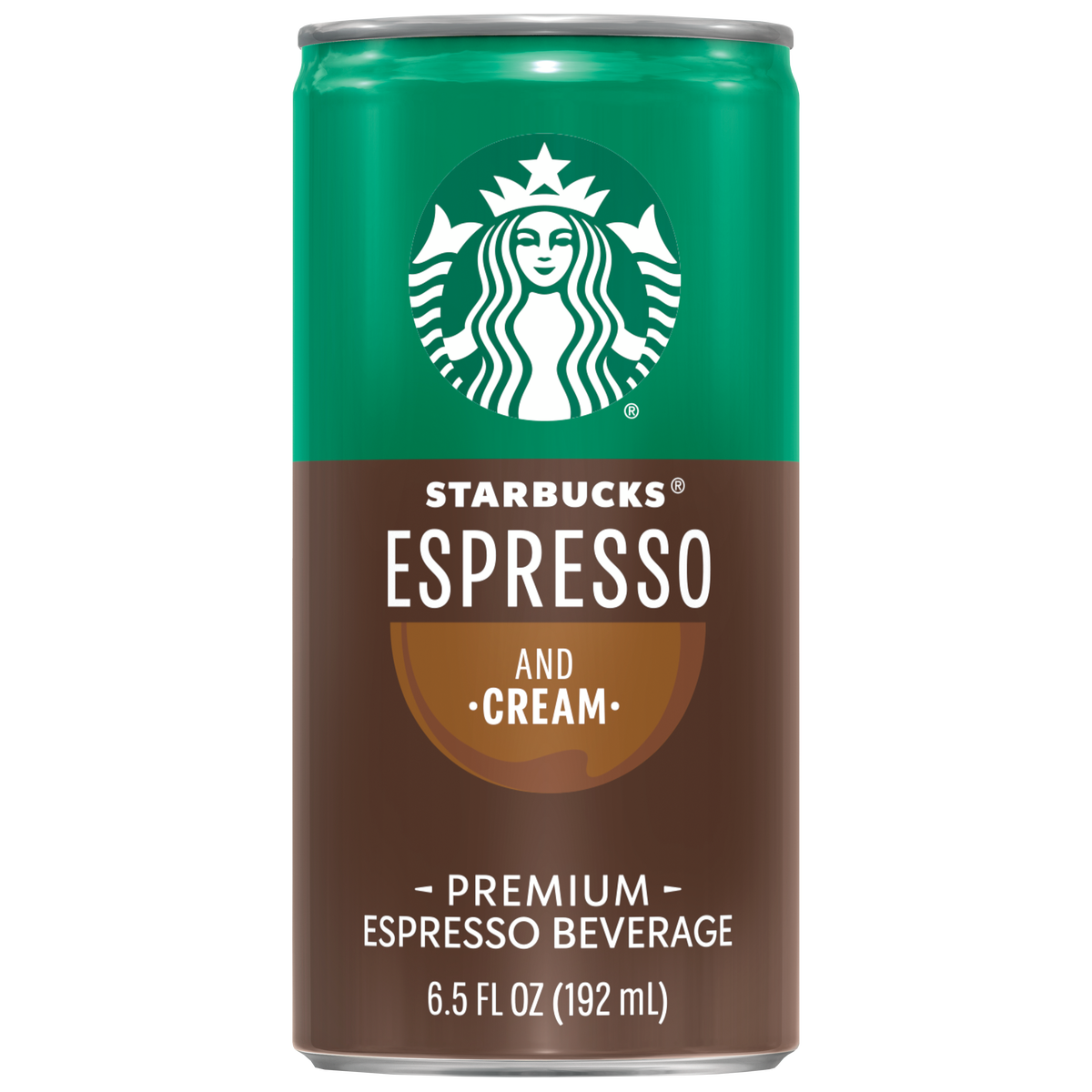Starbucks Premium Espresso Beverage, Espresso and Cream, 6.5 fl oz, 12 ct
