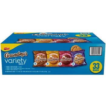Grandma's Cookies, Variety Pack, 2.5 oz, 33 ct