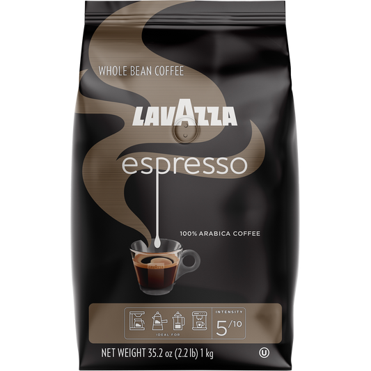 Lavazza Espresso Italiano Whole Bean Coffee, Medium Roast, 2.2 lbs
